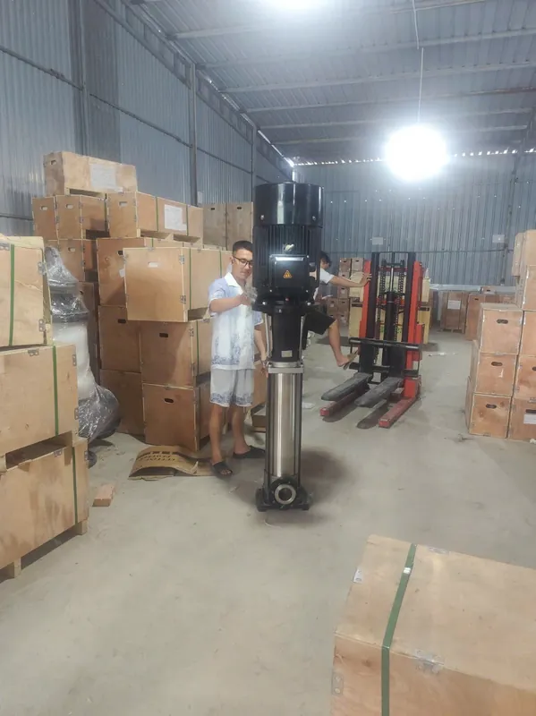 chọn số tầng cánh bơm trục đứng theo cột áp