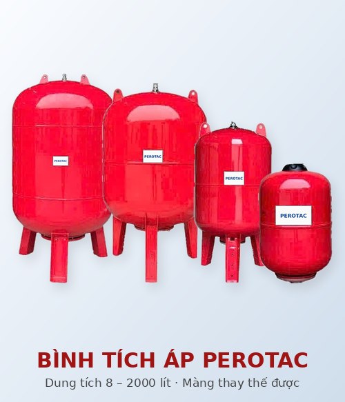 Bình tích áp PEROTAC 8 – 2000 lít – maybomnamhai.com