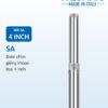 Bơm chìm giếng khoan Aquaris Seri SA 4 inch